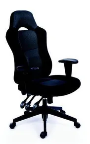 Executive stolička, MaYAH, Racer, čierna/sivá